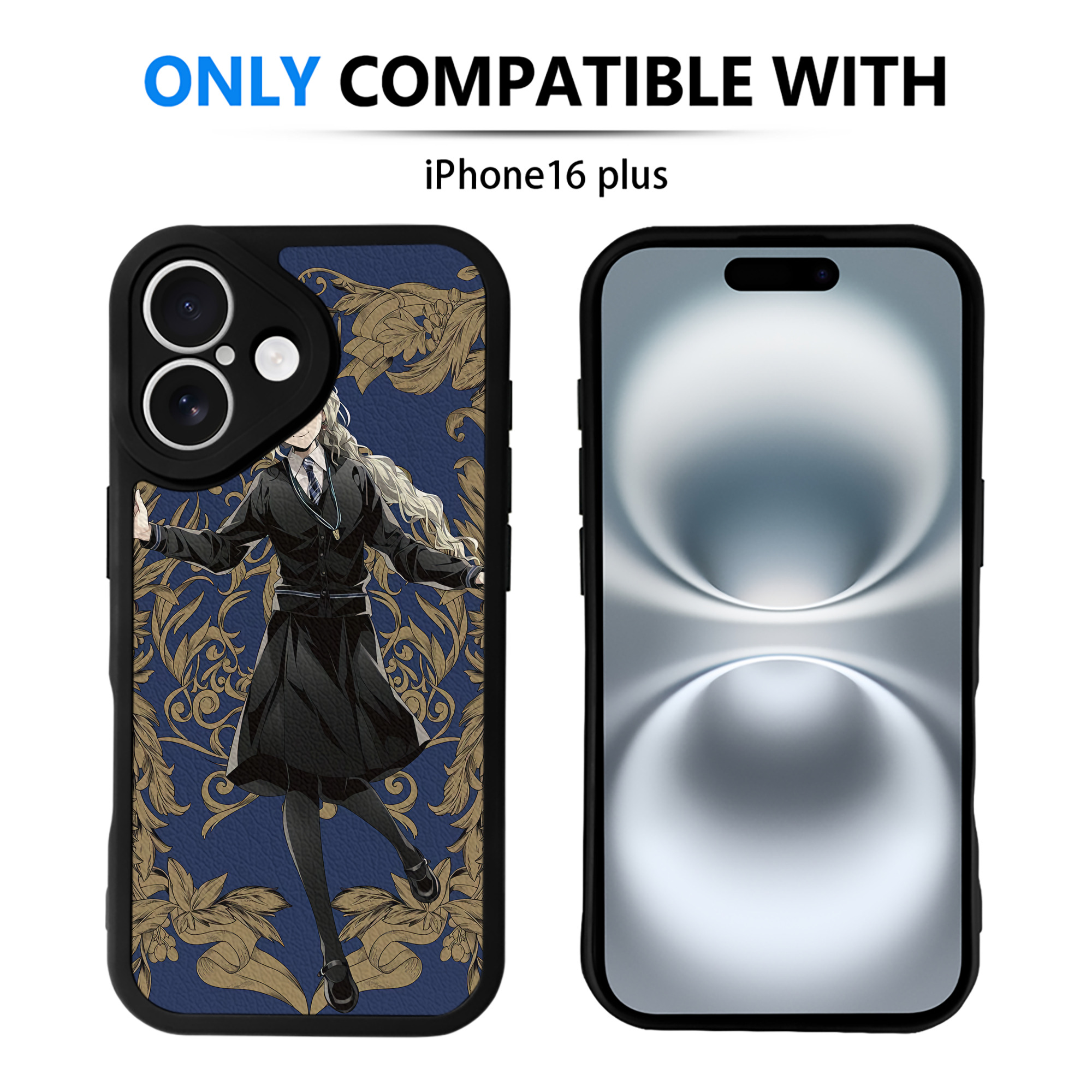 （画像用） Harry Potter ハリー・ポッターシリーズ 【iPhone 16シリーズ対応】シリコンスマホケース（レザー調） 材質：シリコン